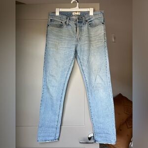 Madewell light wash jeans